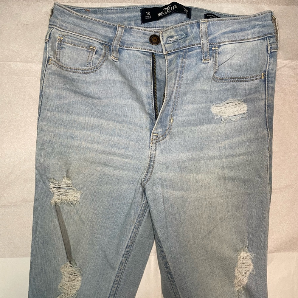 High-Rise Crop Super Skinny Hollister Classic Stretch